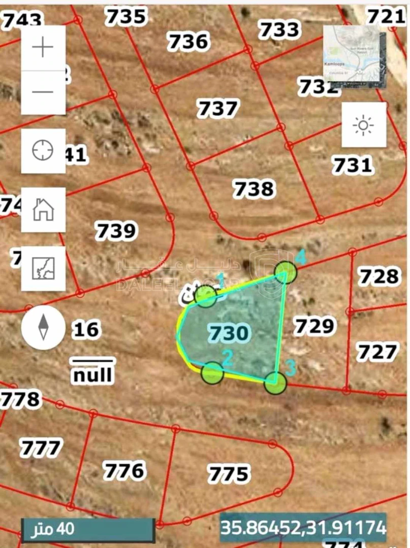 أرض في عمان طريق المطار رجم عميش بجانب فندق ايفرس - 445,000 دأ - صورة 1
