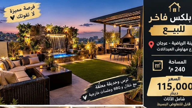 شقة - شارع مهاوش العبداللات - 115000 دأ