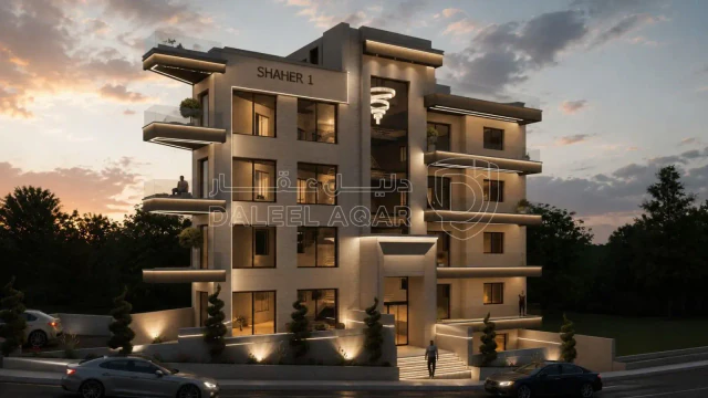 شقة - البنيات - قرب مدارس الحصاد  - 105000 دأ