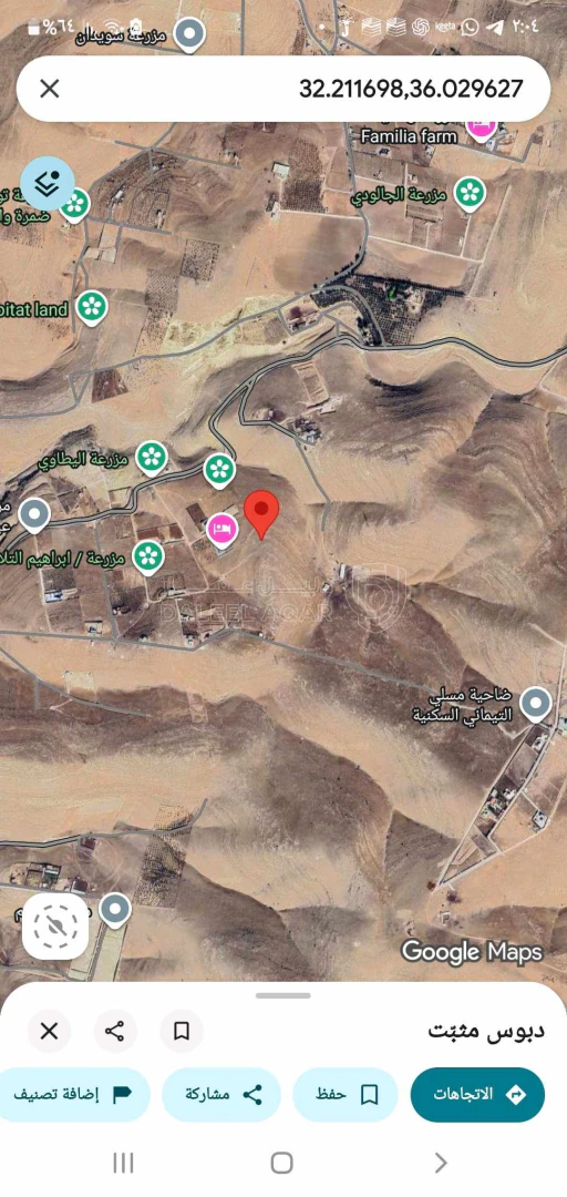 أرض في منطقة شاليهات وسكن  - 20,000 دأ - صورة 1