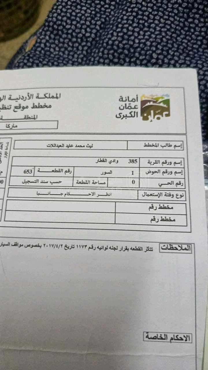 أرض في عمان قرية ابو صياح  - 20,000 دأ - صورة 1