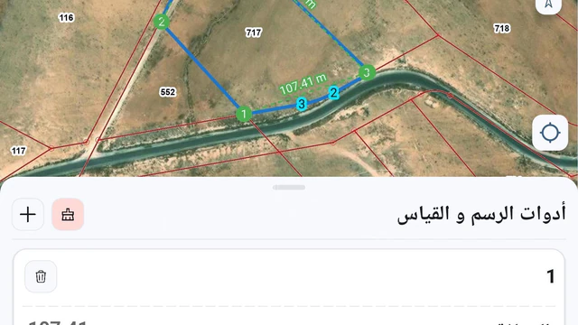 أرض في للبيع ارض 10 دونم الكتيفه شارع 30 م المطار _عمره - 80,000 دأ - صورة NaN