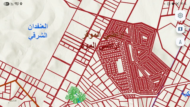 أرض في للبيع ارض 10 دونم الكتيفه شارع 30 م المطار _عمره - 80,000 دأ - صورة NaN
