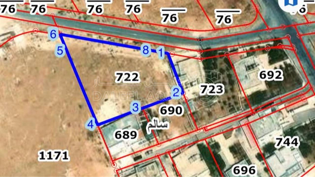 أرض - رجم الشامي بين التطوير الحضري واسكتن المهندسين - 95000 دأ