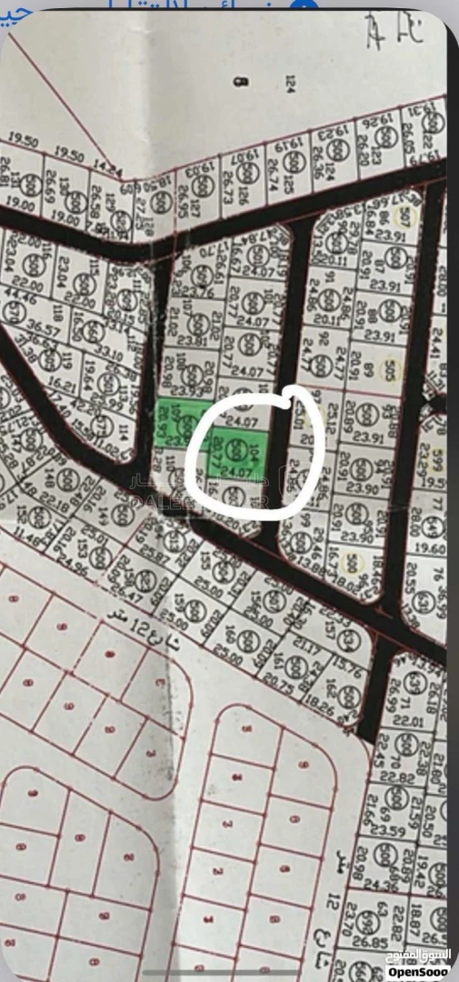 أرض في قطعه ارض للبيع ، تبعد ا كيلو متر عن شارع بيرين - 17,500 دأ - صورة 1