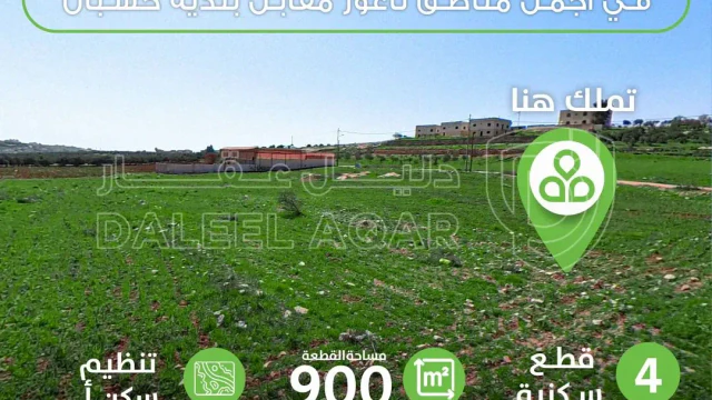 أرض في حسبان ناعور مقابل بلدية حسبان - 49,000 دأ - صورة 1