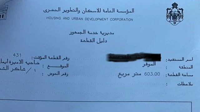 أرض في ضاحية الأميرة ايمان - 51,000 دأ - صورة NaN
