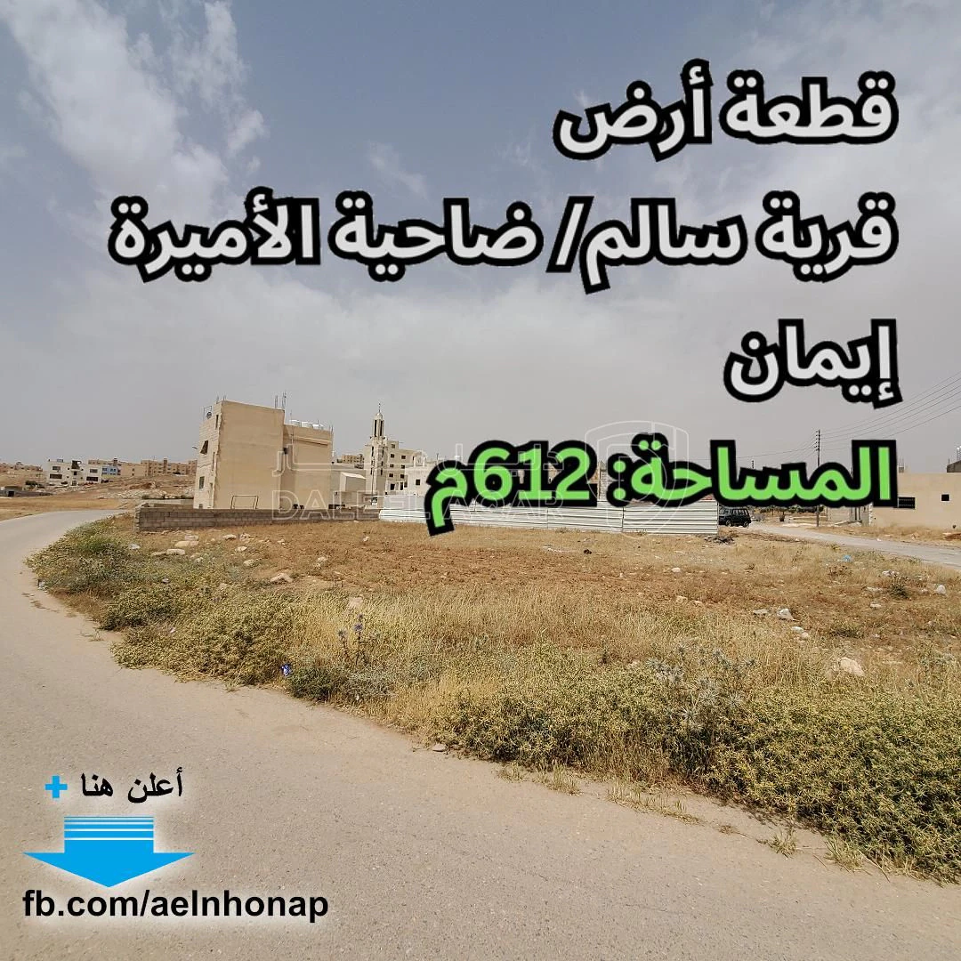 أرض في  ضاحية الأميرة إيمان - قرب مسجد ثنيات الوداع - 30,000 دأ - صورة 1