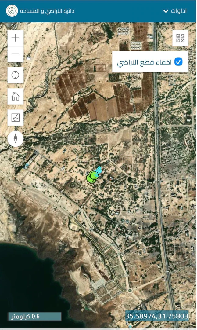 أرض في  مزارع سويمة، النطقة السياحية/ الكورنيش  - 120,000 دأ - صورة 1
