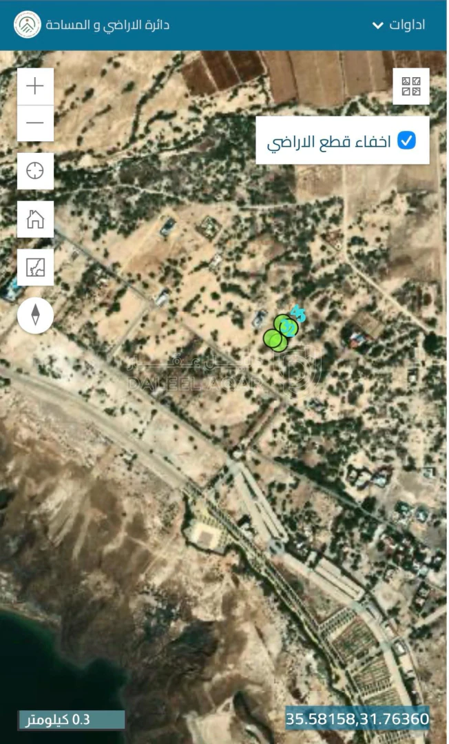 أرض في  مزارع سويمة، النطقة السياحية/ الكورنيش  - 120,000 دأ - صورة 1