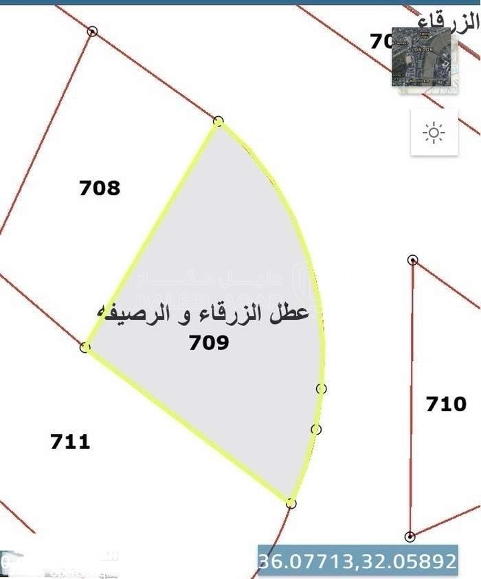 أرض في  الجبل الأبيض الشارع الرئيسي شارع بهاء الدين عبدال - 75,000 دأ - صورة 1