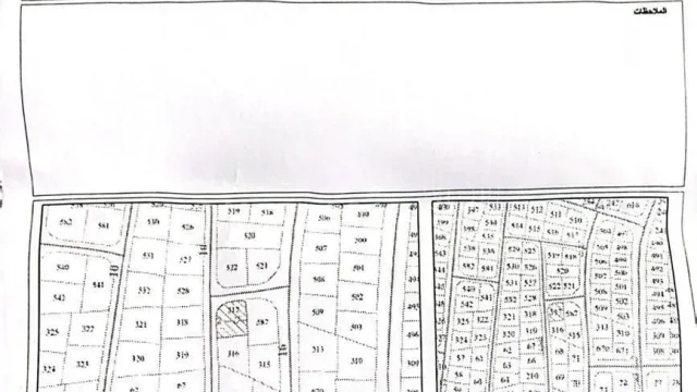 أرض - ام اذينة الشمالي - 550000 دأ