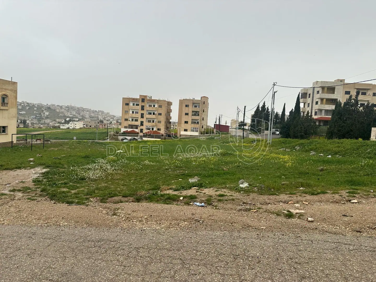 أرض في الثنيه بالقرب من الموسسه العسكريه - 50,000 دأ - صورة 1