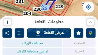 أرض في ارض في قرية الدهيثم داخل التنظيم  - 10,000 دأ - صورة 1
