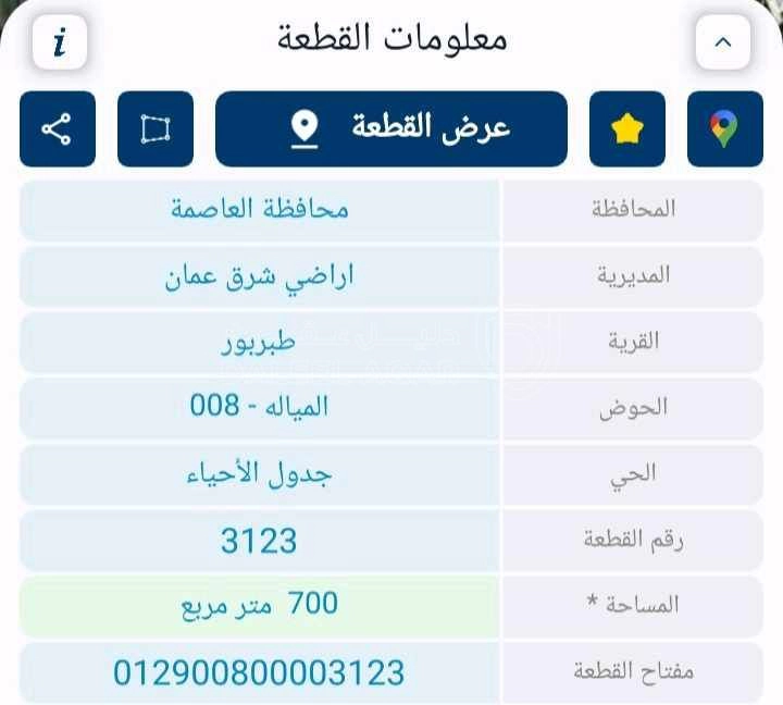 أرض في ارض للبيع في طبربور  - 150,000 دأ - صورة 1