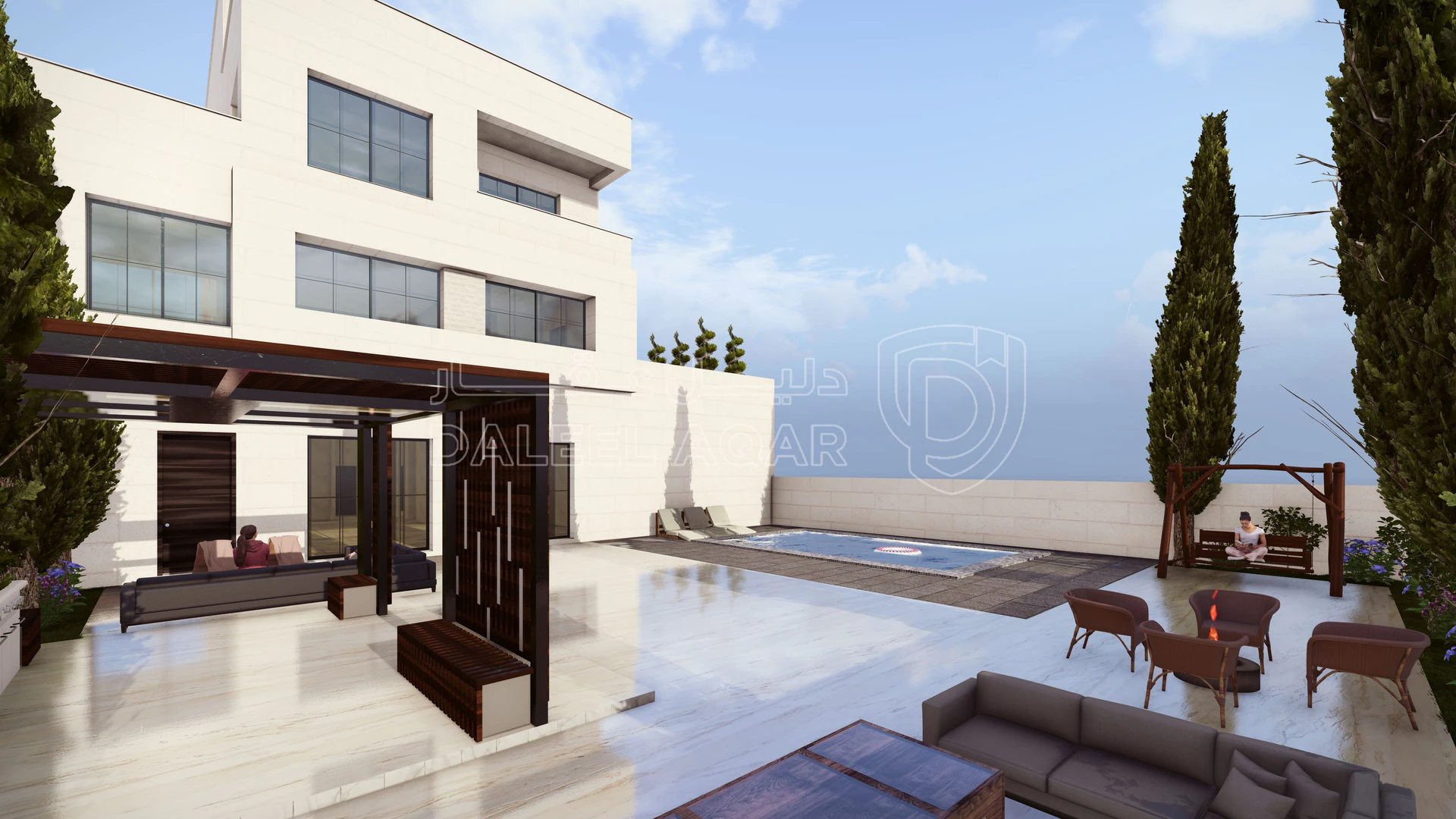 فيلا/منزل في دابوق - 75,000 دأ - صورة 1