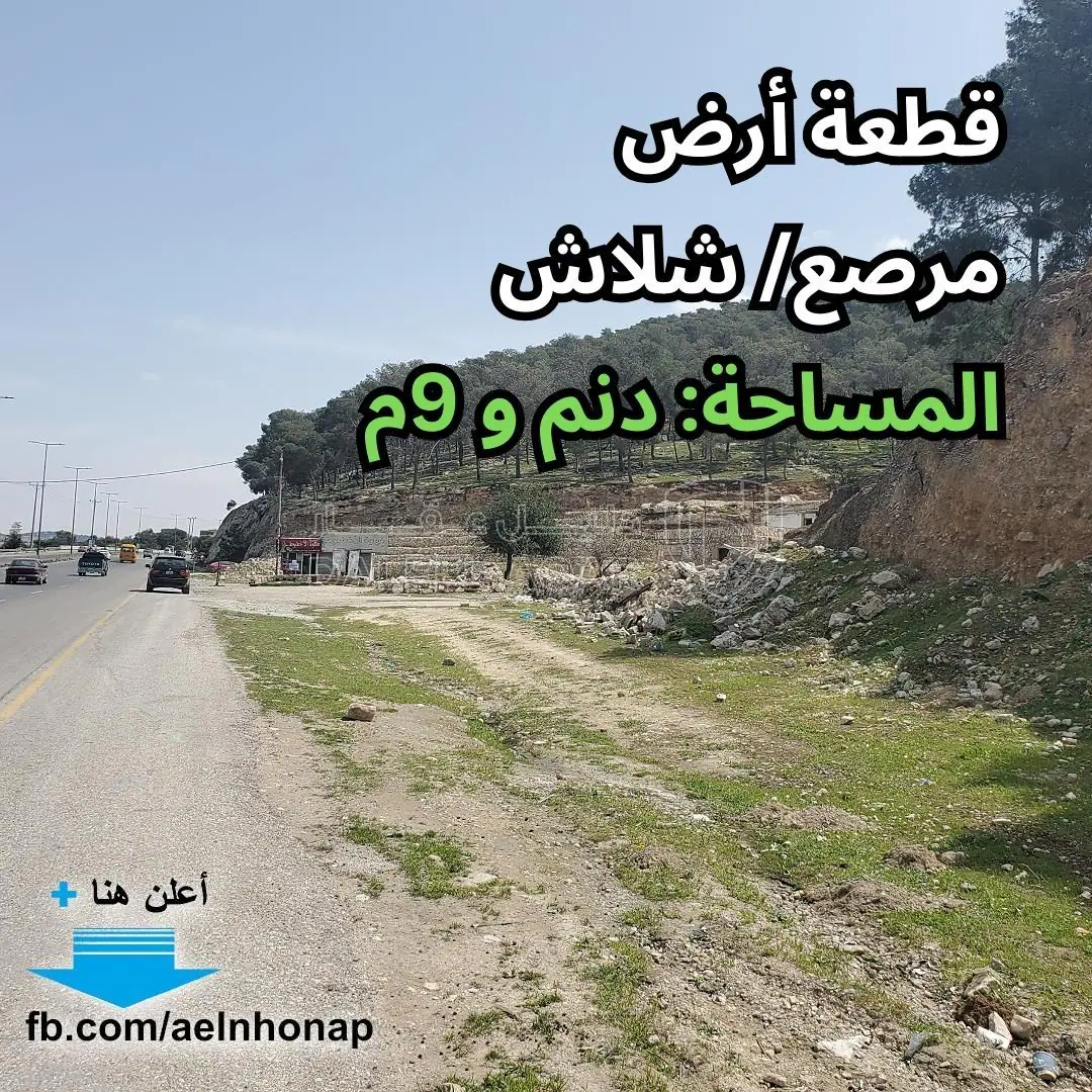 أرض في مرصع/ شلاش - قرب مناحل العنبتاوي - 140,000 دأ - صورة 1