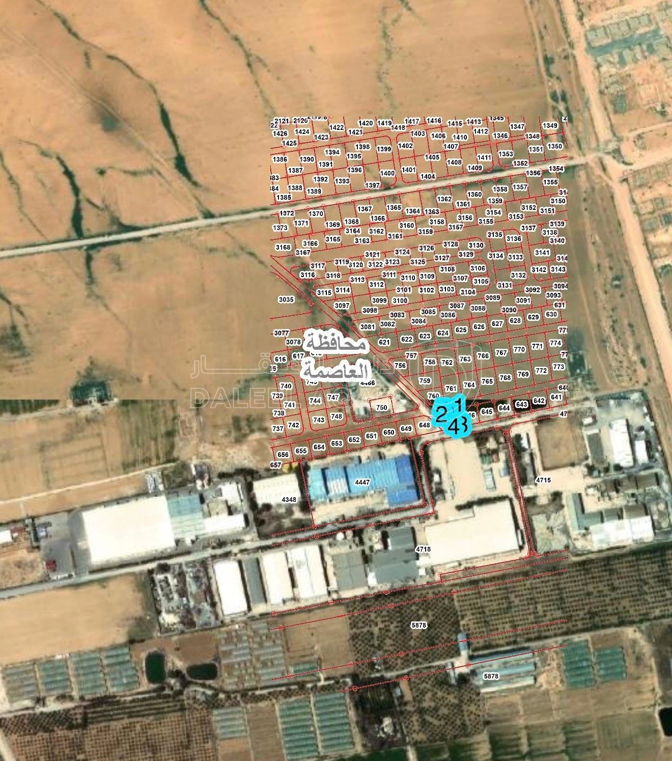 أرض في قطعة بالجيزه بجانب المصانع - 28,000 دأ - صورة 6