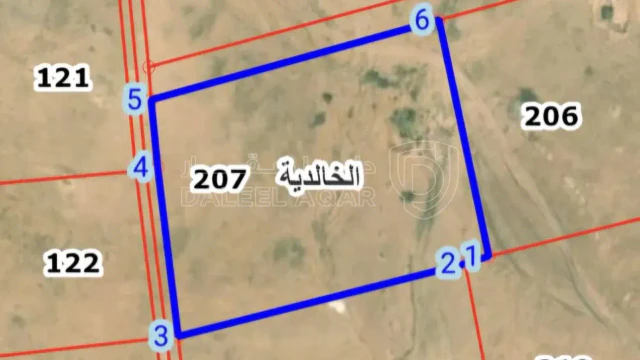 أرض في المفرق الخالديه - 15,000 دأ - صورة 1