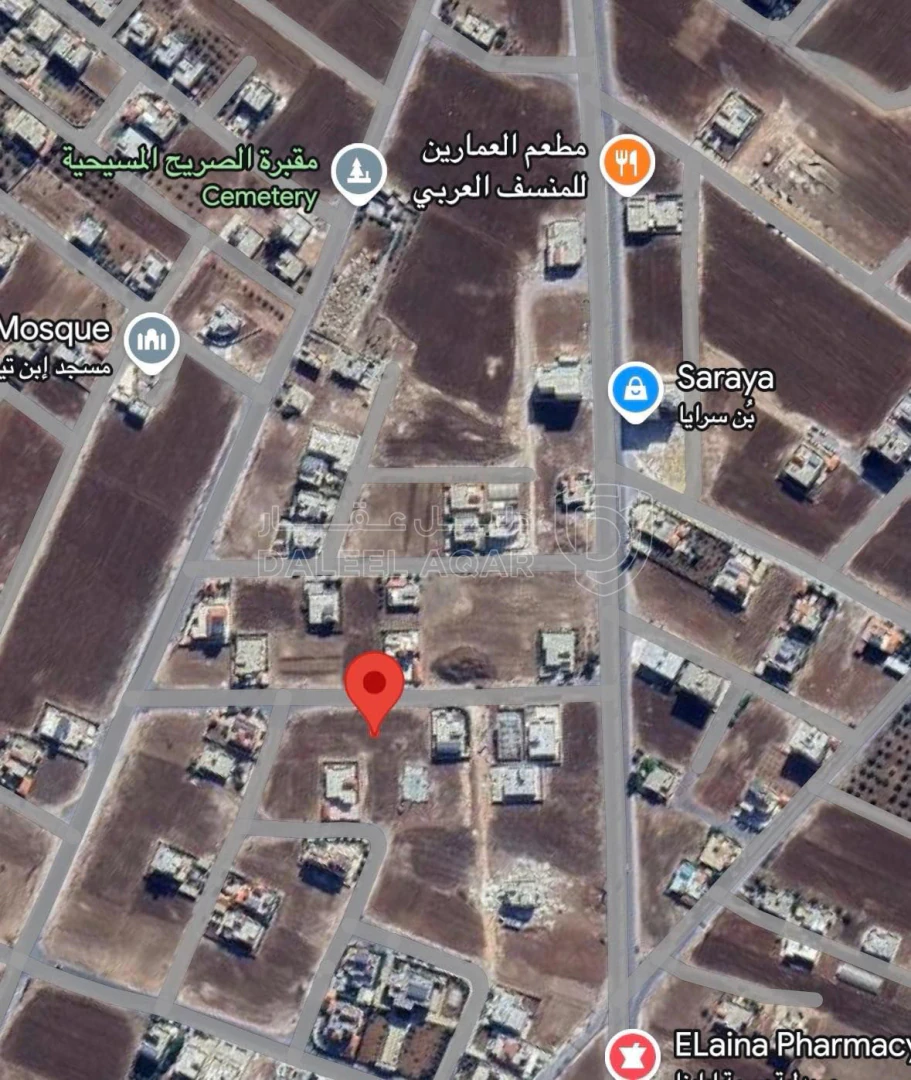 أرض في قطعة ارض بمساحة 651 متر للبيع في اربد الصريح  - 105,000 دأ - صورة 1