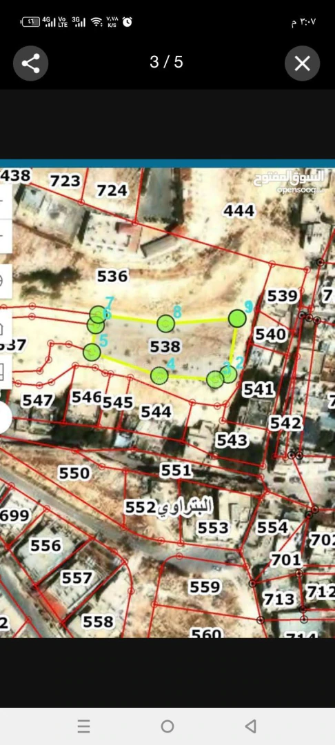 أرض في ارض للبيع - 40,000 دأ - صورة 1