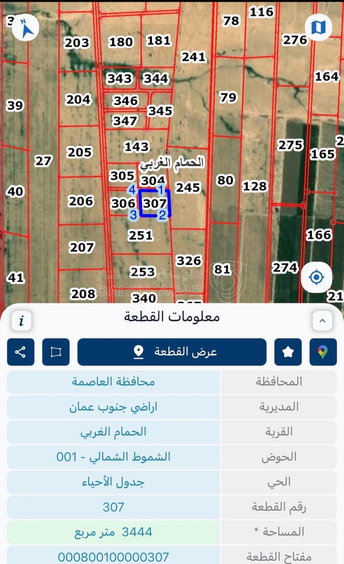 أرض في أرض زراعية أستثمارية في الحمام الغربي بسعر مميز  - 12,000 دأ - صورة 2
