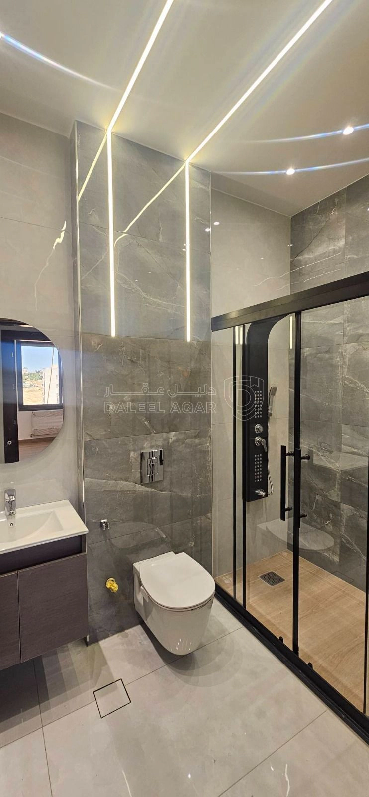 شقة في شقة ارضية مع ترس  للبيع في مرج الحمام اسكان عالية - 168,000 دأ - صورة 1