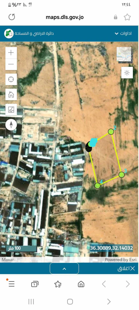 أرض في  المفرق الخالديه / جمعيه الابقار  - 21,000 دأ - صورة 1