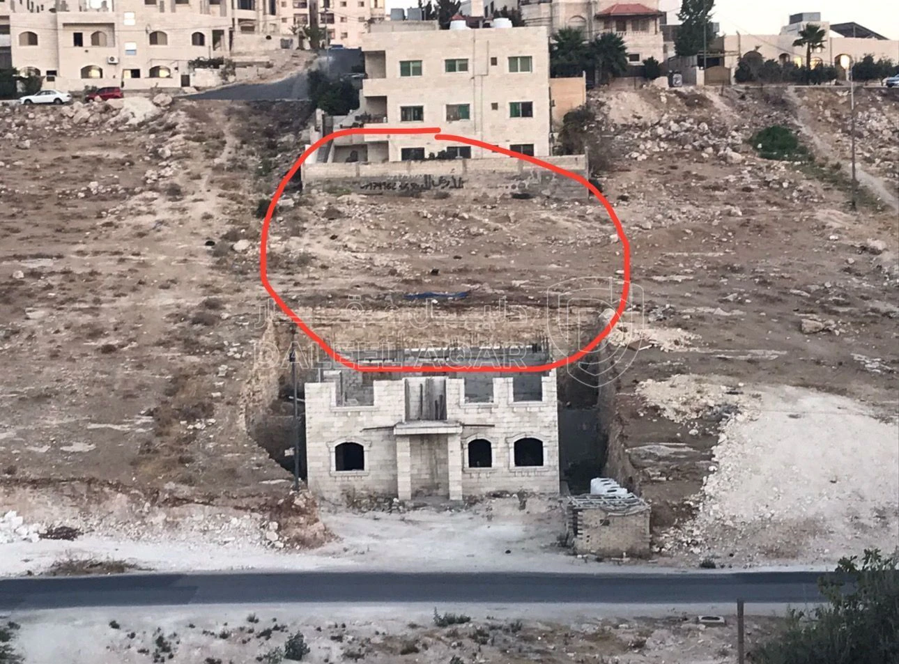 أرض في اول نزول المرقب - مقابل سوبرماركت البلعاوي  - 45,000 دأ - صورة 2