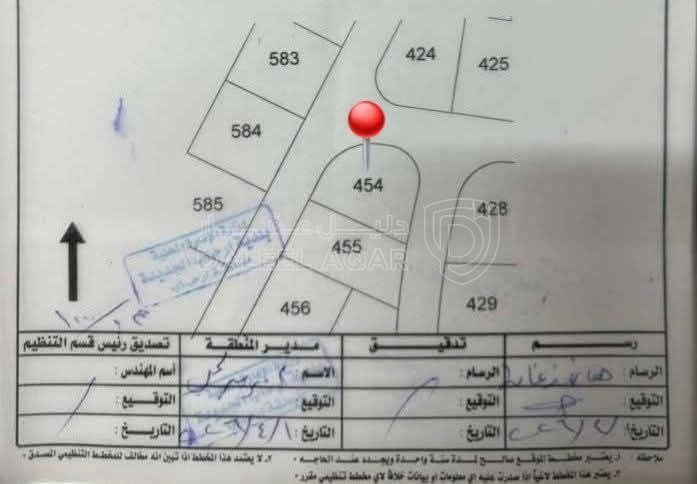 أرض في فرصة ذهبية لامتلاك أرض سكنية مميزة م625 على 3 شارع - 8,200 دأ - صورة 1