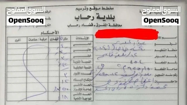 أرض في فرصة ذهبية لامتلاك أرض سكنية مميزة م625 على 3 شارع - 8,500 دأ - صورة NaN