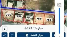 أرض في احمد عودة الله الزواهرة - 30,000 دأ - صورة 1
