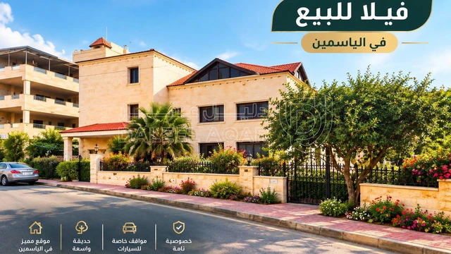 فيلا/منزل - فيلا للبيع الياسمين ممزة وحي راقي - 660000 دأ