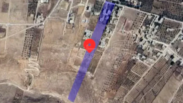 أرض في أرض للبيع مساحتها 2524م من أصل 16000م مشترك.  - 50,000 دأ - صورة 1