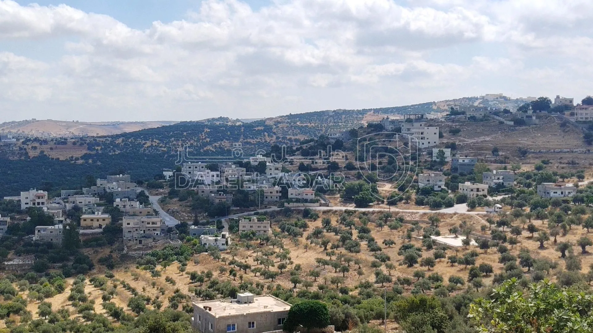 أرض في طريق زوبيا تبنه - 50,000 دأ - صورة 1