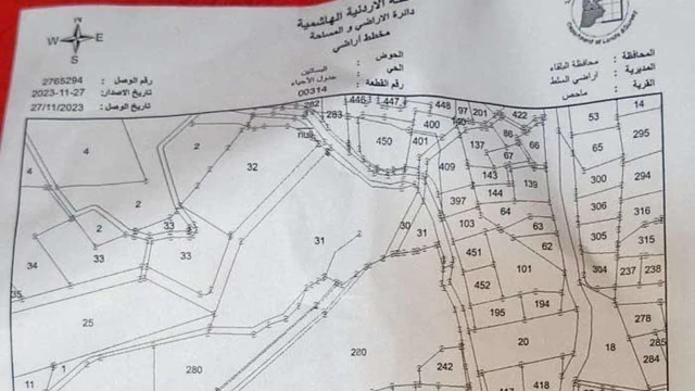 أرض - بسم الله الرحمن الرحيم  ارض في ماحص للبيع 300 متر  - 29000 دأ