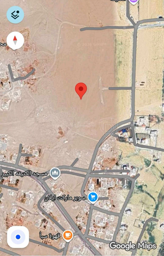 أرض في الكتيفه العنفدان الشرقي - 60,000 دأ - صورة 1