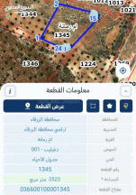 أرض في الزرقاء ام رمانه الدغليب مشترك محدد - 22,900 دأ - صورة NaN