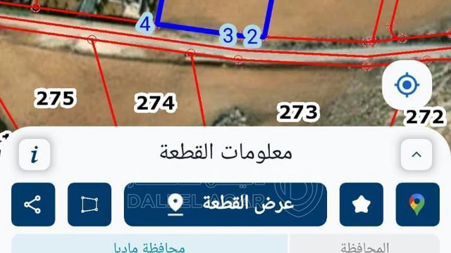 أرض في ماعين - 14,000 دأ - صورة NaN