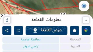 أرض - الموقر مغاير مهنا الغربي  - 38000 دأ