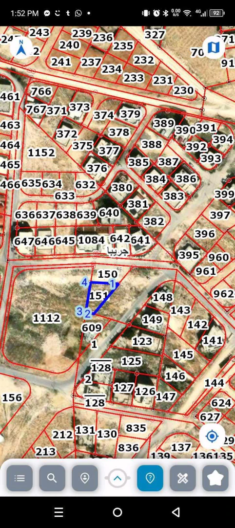 أرض في محافظة الزرقاء قرية الجريبا - 32,000 دأ - صورة 1