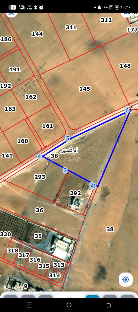 أرض في عمان . الجيزة .أم قصير .خلف مسجد ابو عساف  - 90,000 دأ - صورة 1