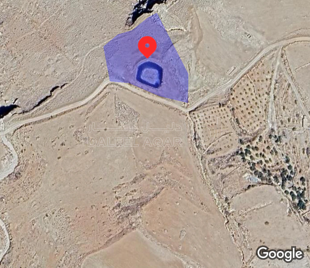 أرض في الكرك المزار الجنوبي الطيبه حوض نحيله وحايل - 16,000 دأ - صورة 1