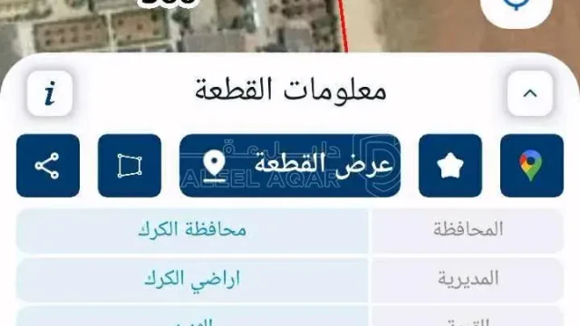 أرض -    الكرك الثنيه مقابل جامعة البلقاء التطبيقية  - 375000 دأ