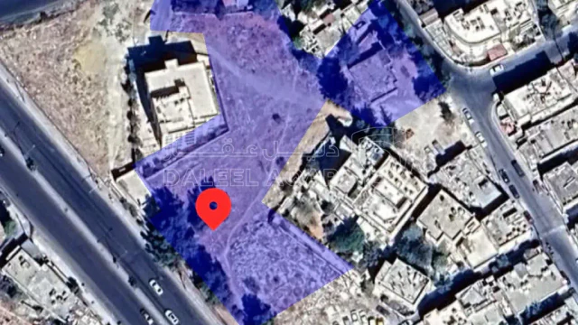 أرض - نزول شارع جرش بتجاه البقعه  - 1100000 دأ