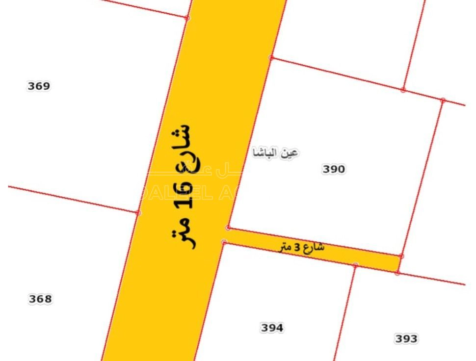 أرض في عين الباشا - 67,000 دأ - صورة 1