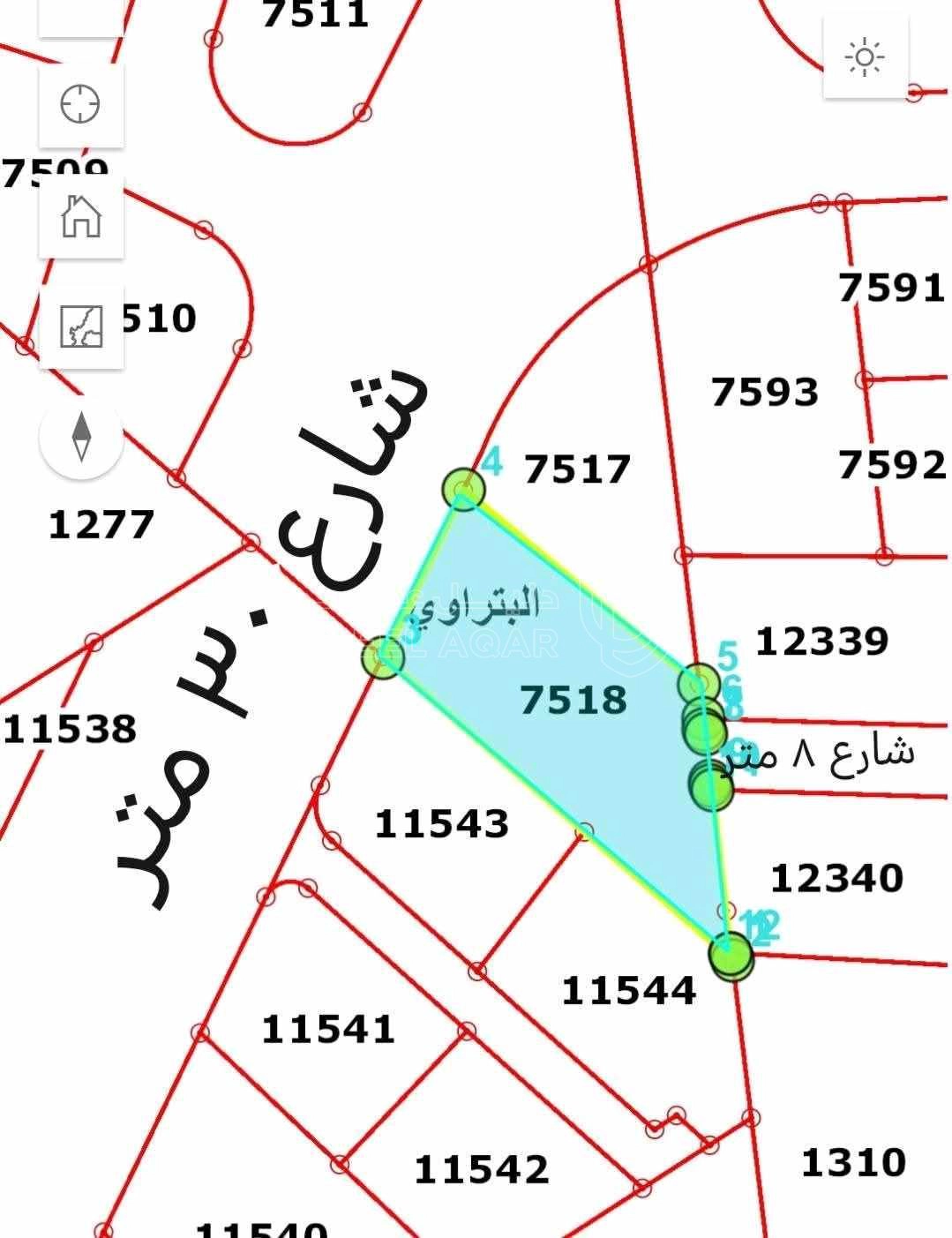 أرض في الزرقاء، البتراوي، قرب قصر اللوزي - 70,000 دأ - صورة 1