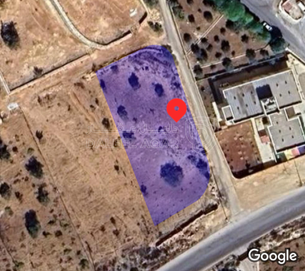 أرض في عجلون /عبين بجانب مستشفى الأميرة هيا - 66,000 دأ - صورة 1