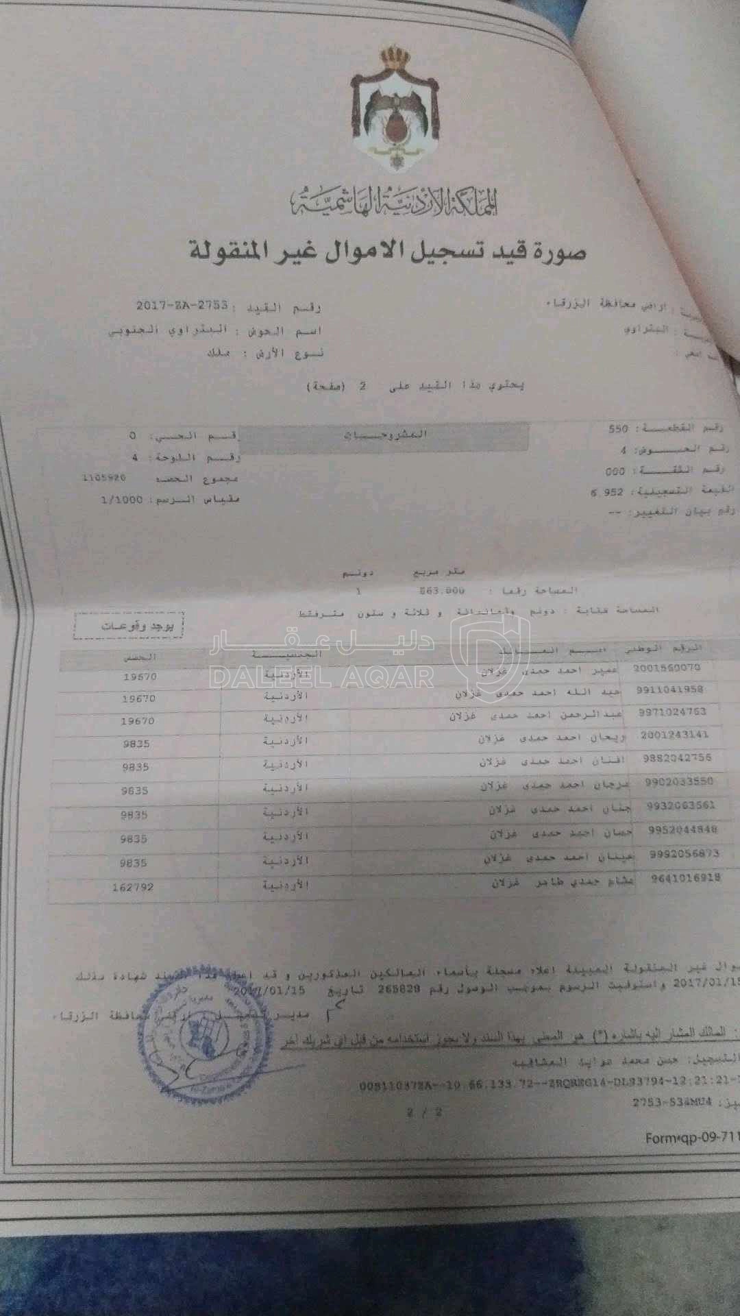 أرض في ارض للبيع بمنطقة المصفاة - 80,000 دأ - صورة 1