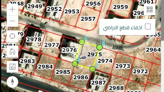 أرض - شارع عبد الكريم الوديان - 100000 دأ